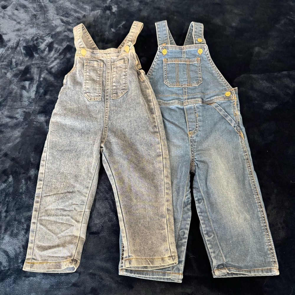 24-Month Jean Denim Overalls